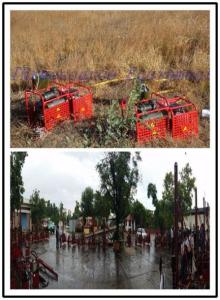 China TSP-40 portable drilling rig of parts testing in field factory