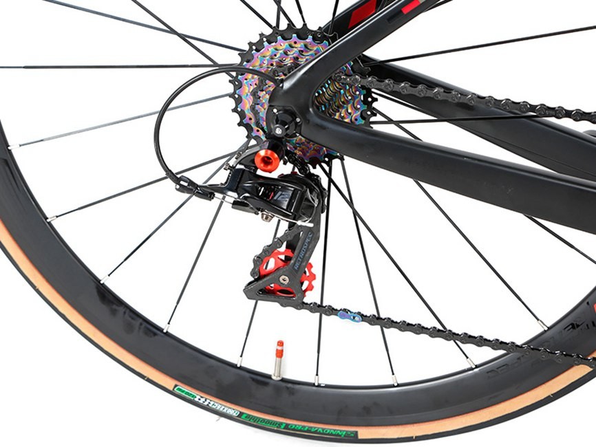 Carbon T800 Frame Carbon Fiber Road Bike STEALTHpro RS 22 Speed Alloy Wheelsets 700c