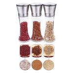 Glass Bottle 192mm 277g 180ml Manual Salt Grinder
