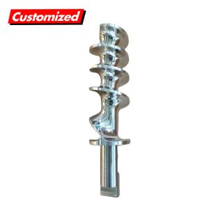 China OEM Stainless Steel Material Customized Mincer Grinder Auger Spare Parts Feed Screw factory