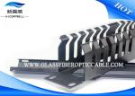 Metal Plastic Ofc Termination Box , 19 Inch 1 U Rack Mount Cable Management