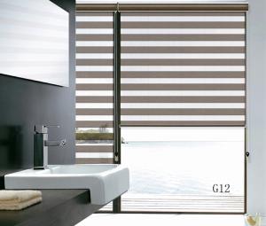 China 2020 Lowest Price modern home window Zebra Blind Customized size factory
