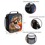 Zippered 3D Dinosaur Insulated Lunch Cooler Bags