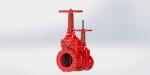 Flange Groove Connection Available Ul Fm Approved Valves With Red Epoxy Coated