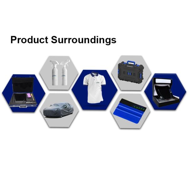 Self Healing Car Paint Protection Film Roll Gold Series Anti Yellow Clear TPU PPF Film For Business / Luxury Design Style