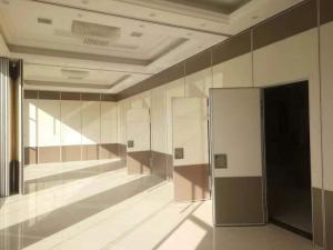 China Banquet Hall Decoration Plywood Room Divider / Operable Sliding Partition Walls factory