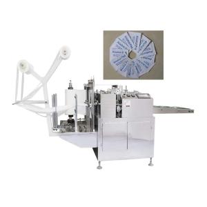 China 220V Alcohol Pad Machine 3KW Four Side Sealing Packing Machine factory