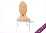 Black Velvet French Dining Chair With Chrome Stainless Steel Material (YS-3)