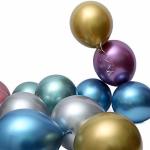 Happy Birthday Helium Party Balloons , 12 Inch Latex Metallic Balloons