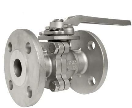 Stainless Steel Flanged Floating Type Ball Valve Blow Out Proof Stem 1/2" - 10"
