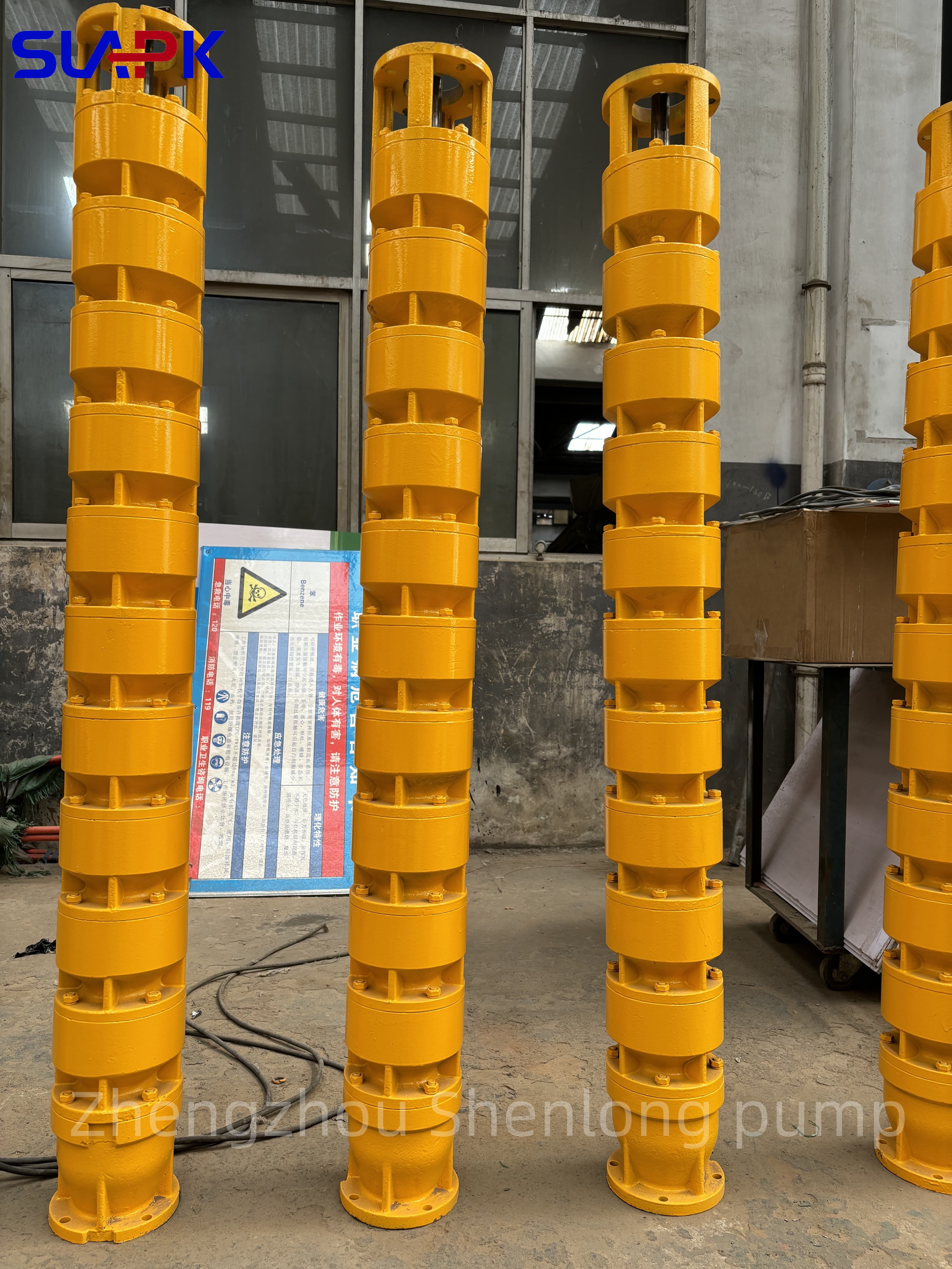 10m³/h-100m³/h QJ Deep Well Stainless Steel Submersible Pump 600v 660v