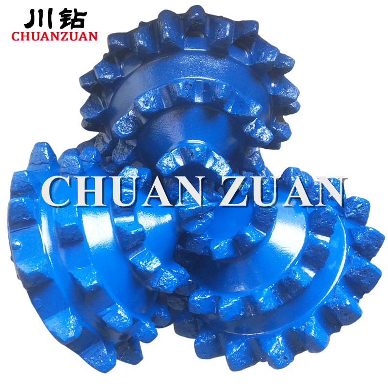 Blue Steel Tooth Rotary Bits , Roll Forged 17 1/2 Inch Steel Tooth Bit
