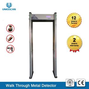 China 4.3 Inch Door Frame Metal Detector , 18 Zones Basic Walk Through Metal Detector factory