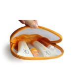 Promotional Transparent Two Sided Mesh Makeup Bag Zipper Closure For Girls