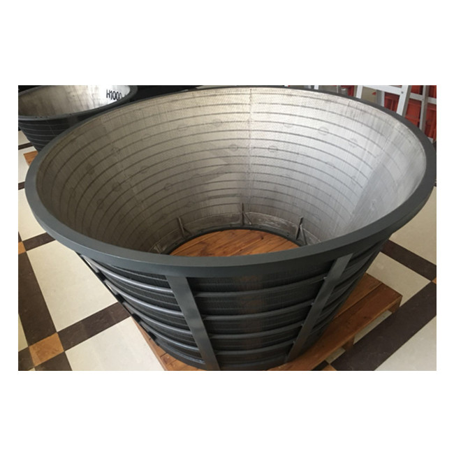 China High Quality Wedge Wire Screen Panels Basket For Centrifuge factory