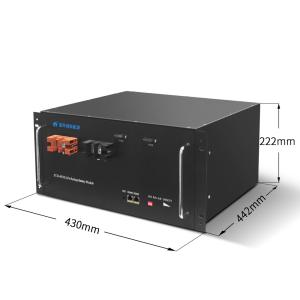 China Solar Inverter Lithium Lifepo4 Battery , 48v 100ah Bms Battery Pack factory