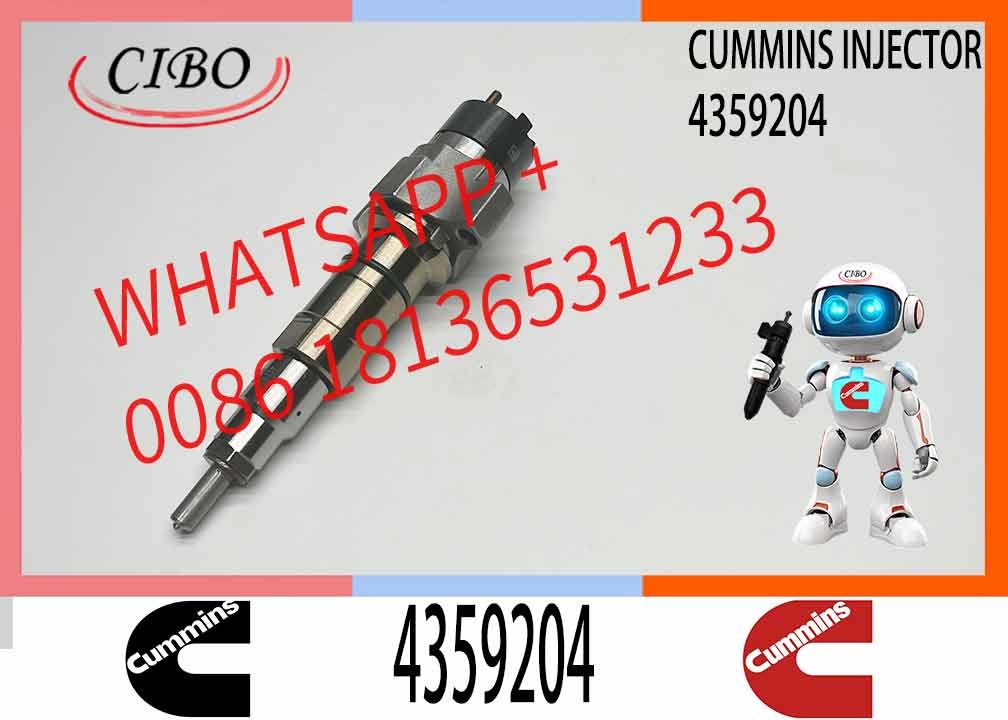 4359204 Neutral Diesel Fuel Injector C4359204 For Cum Mins Diesel QSL9.3 Engine Excavator