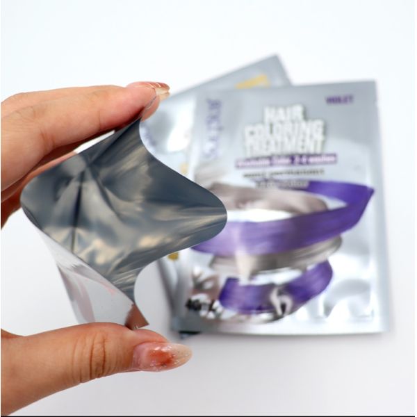 Customized Printing Sample Small Bag, Heat Sealed Polyester Film, 3-Side Sealed Bag, Empty Cosmetic Small Bag Packaging