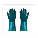 Sandy Nitrile Coating Green Chemical Resistant Gloves
