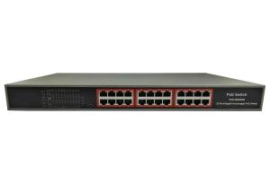 China POE-S0024GB (24GE) 24 Port Gigabit IEEE802.3af/at PoE Switch 350W Built-in Power Supply (Newly Developed) factory
