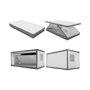 China New Design Upgrade Z Shaped Waterproof Foldable Container House Fast Build Shelters factory