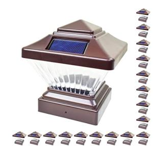 China Weatherproof 6.5 Inch Solar Garden Lamp Post Lights factory