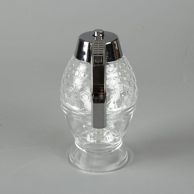 Portable Juice Bee Storage Glass Drip Bottles / 200ML Plastic Honey Dispenser
