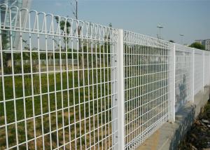 China PVC coated or galvanized BRC welded mesh fence/ Roll Top fence panel factory