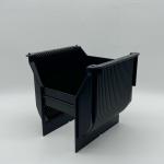 8 Inch Ultra Clean Wafer Cassette Box With 25 Capacity In Black ESD Protection