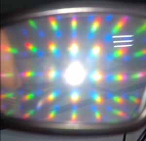 China Customized 3D Firework Glass , Powerful Christmas Glasses factory