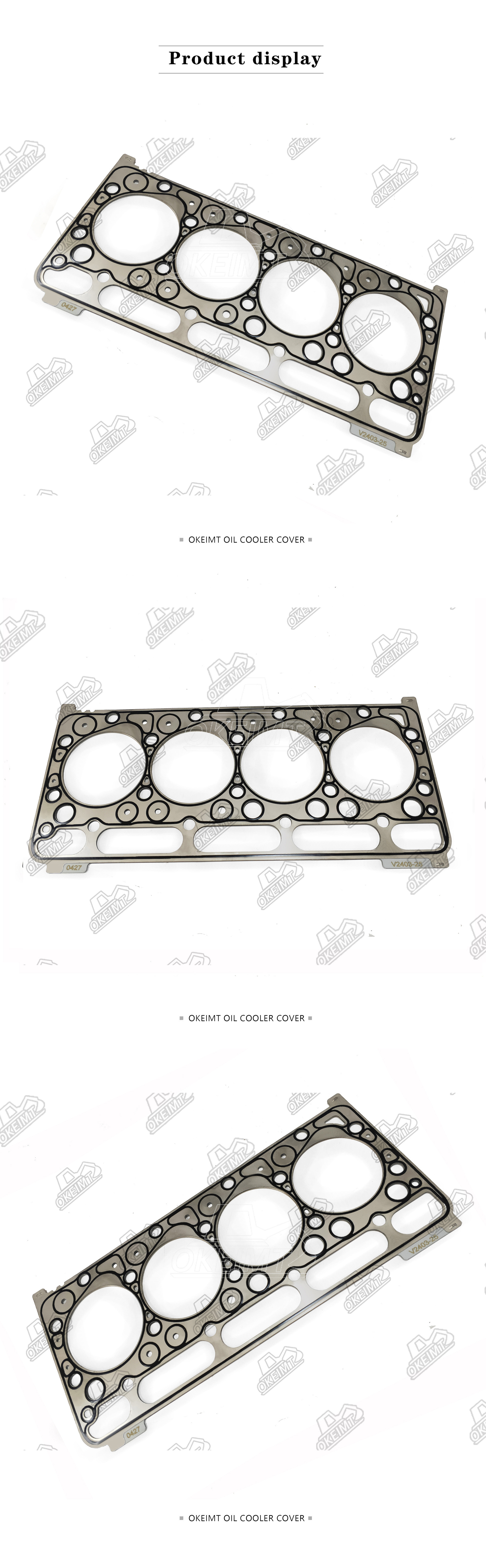 V2203 V2203M V2403 Cylinder Head Gasket 19077-03310 For Kubota