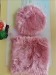 Washable Wool Sheepskin Cushion Pads For Seat Handmade