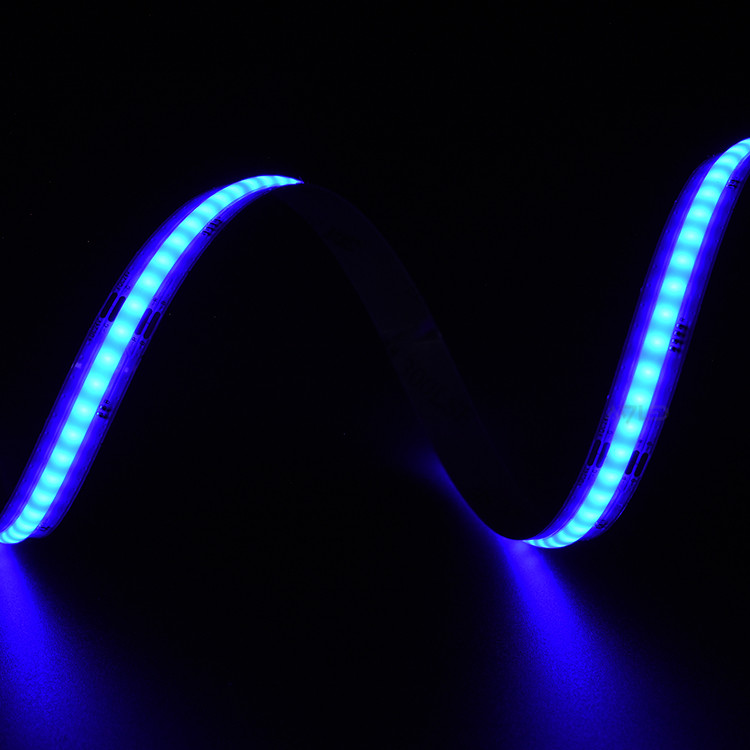 5m RGB COB LED Strip Light Flexible Seamless Color Blending and Saturation