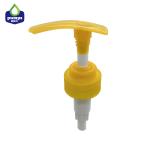 Yellow Color 33/410 4cc Dosage Cosmetic Lotion Pump For Shampoo
