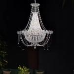Italy K9 Master Bedroom Luxury Crystal Light Villa Living Duplex Staircase
