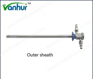 China Precise Operation Hysteroscope Resectoscope Outer Sheath Made of Acceptable ODM Steel factory