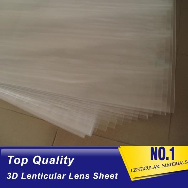 transparent 75 lpi 3d lenticular sheet lenses flip animation PET plastic