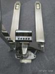 Mobile Hand Pallet Jack With Weight Scale 5500 Lb Stainless Steel Material