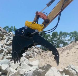 China 2-30 Tons Excavator Bucket With Thumb ODM Digger Thumbs factory
