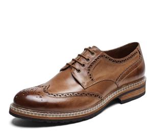China Genuine Leather Men'S Wedding Dress Shoes Handmade Mens Casual Leather Shoes factory