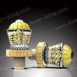 30x60mm Aluminium Glass Bottle Corks For Luxury Liquor