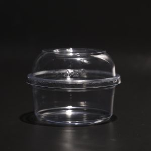 Plastic Disposable Cup with Clear and Various Dome/Flat Lid