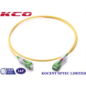 LSH SC/APC Fiber Optic Patch Cord LSZH PVC FTTH Auto Shutter Connector Anti