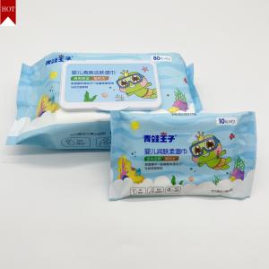 China ISO Non Woven Free Sample Cleaning Disposable Wet Wipe Unscented For Baby factory