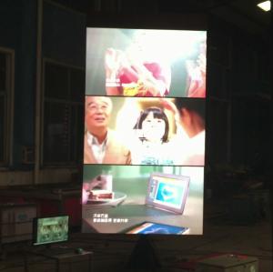China 3 face Rotate Led Billboard Advertising Creative LED Display factory
