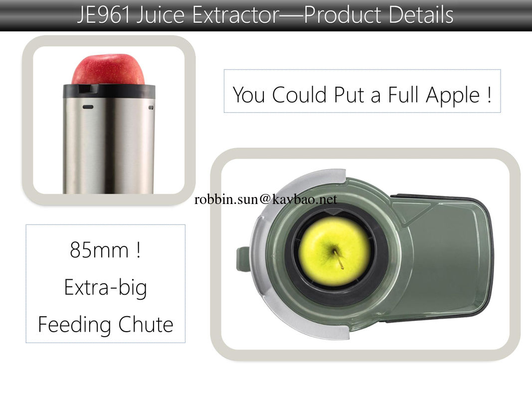 1000W Stainless Steel Luxury Juice Extractor with LCD