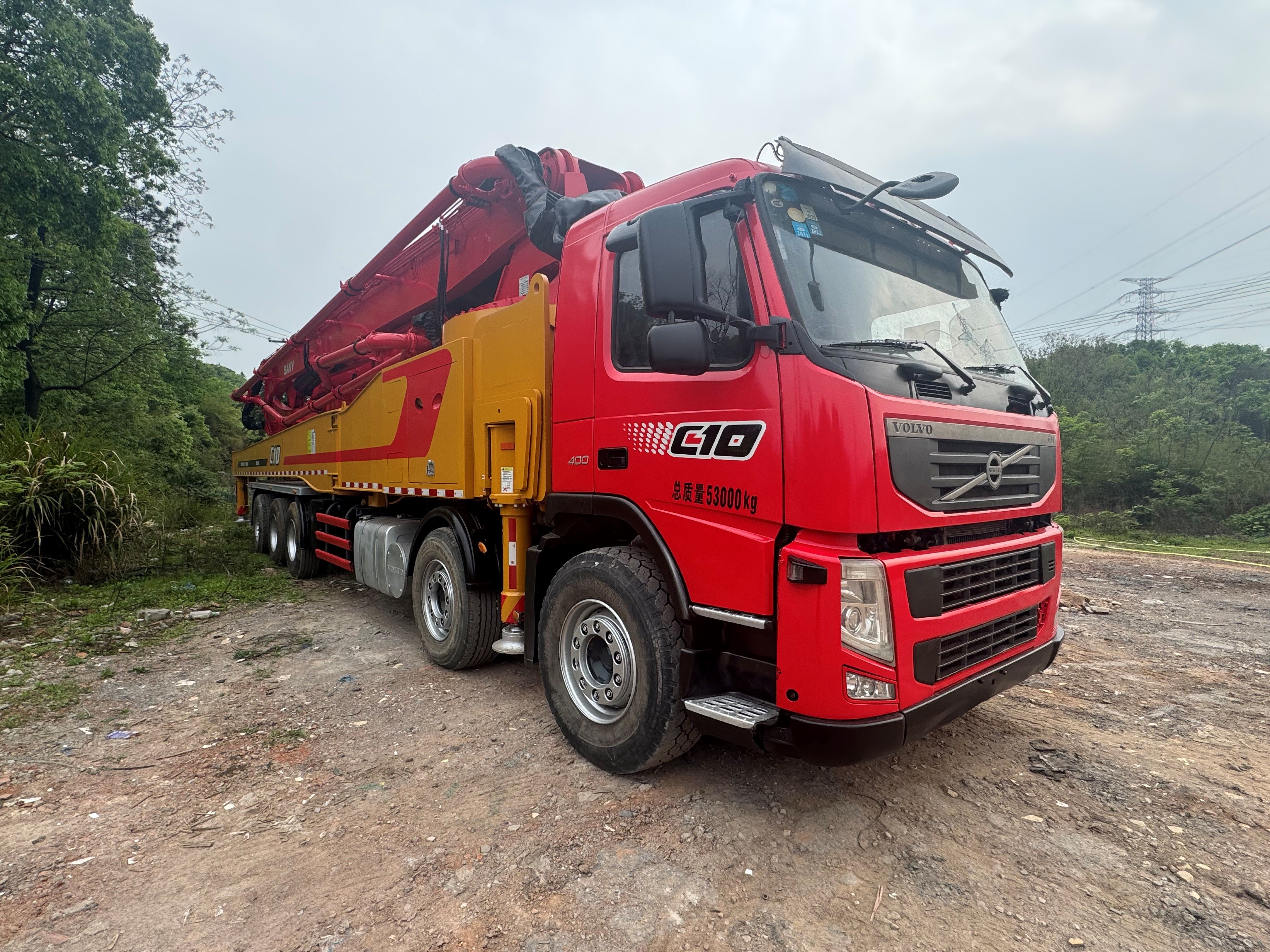 2020 Sany Heavy Industry 66m upgraded to 72m concrete pump truck direct sale