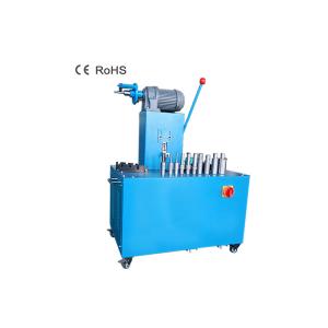 China Movable Wheel Hose Cutting Machine Hydraulic Hose Making Machine on sale