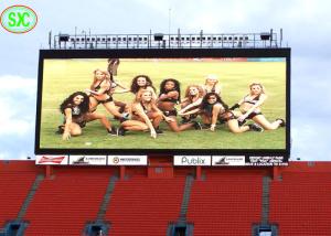 China Slim P10 Gaint Outdoor Full Color Led Display Screen Used For Stadium football/volleyball basketball Match factory