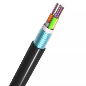 China GYXTW Fiber Singlemode 24 Core Outdoor Fiber Optic Cable Duct Fiber Opt Cable factory